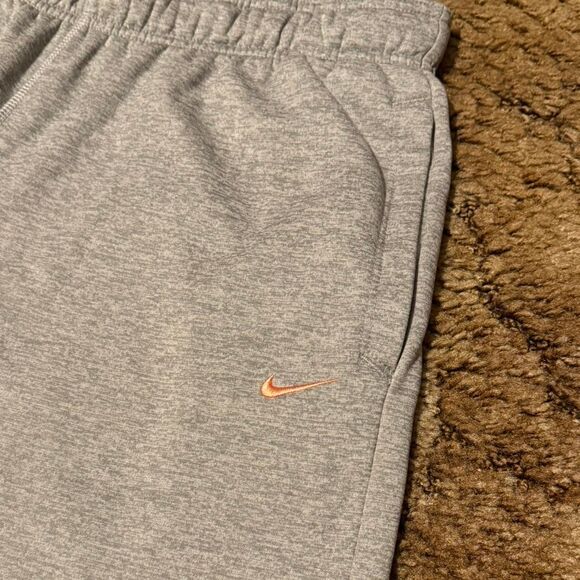 Y2K Nike Small Check Logo "Just Do It” Sweatpants Grey / Pink Large - Picture 2 of 6